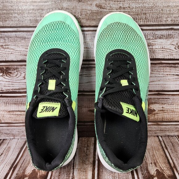 NIKE Flex Experience RN 6 Womens 9 Green Black Running Sneakers Shoes 881805-300 - Picture 7 of 9